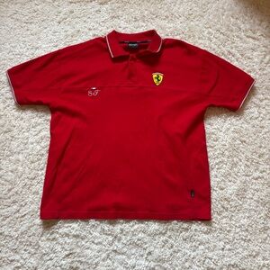 Ferrari Scuderia Red Men's Polo Shirt. Men’s XL.